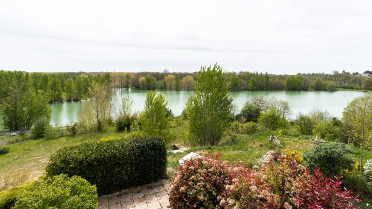 La Découverte, Jacuzzi, Sauna, et Terrasse avec vue sur lac à la campagne entre Toulouse et Auch Catonvielle Extérieur photo