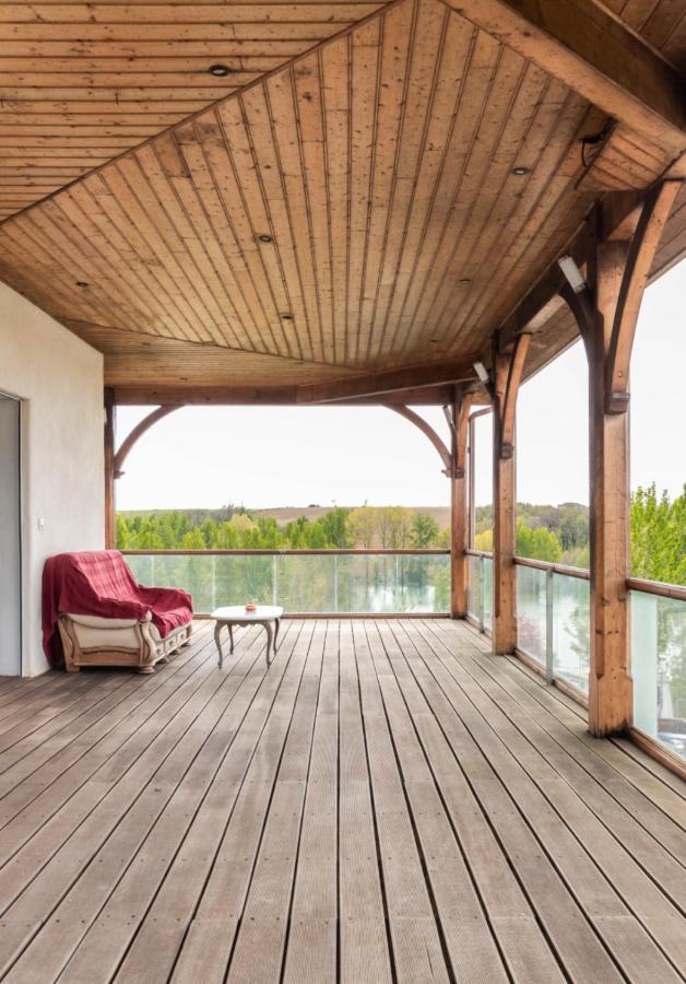 La Découverte, Jacuzzi, Sauna, et Terrasse avec vue sur lac à la campagne entre Toulouse et Auch Catonvielle Extérieur photo